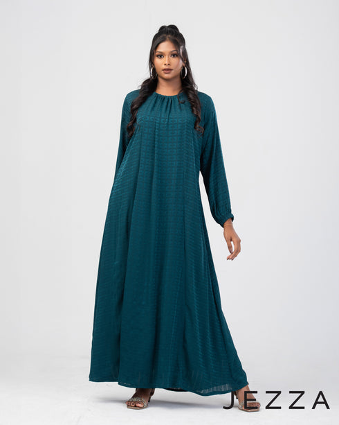 Long-Sleeve Maxi Dress 64752